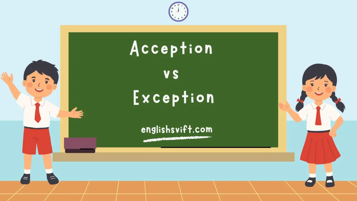 Acception vs Exception