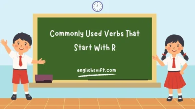 Commonly Used Verbs That Start With R