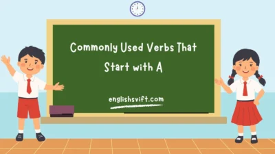 Commonly Used Verbs That Start with A