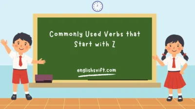 Commonly Used Verbs that Start with Z