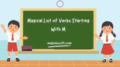 Magical List of Verbs Starting With M