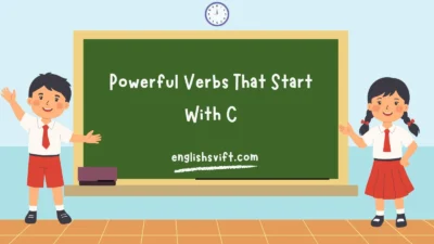 Powerful Verbs That Start With C